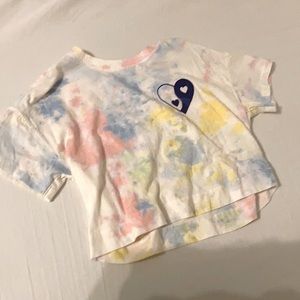 tie dye rainbow shirt